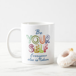 Sei selbst kaffeetasse