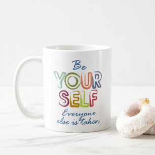 Sei selbst kaffeetasse