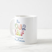 Sei selbst kaffeetasse (Vorderseite Links)
