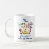 Sei selbst kaffeetasse (Links)