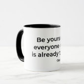 Sei selbst tasse (Vorderseite Links)