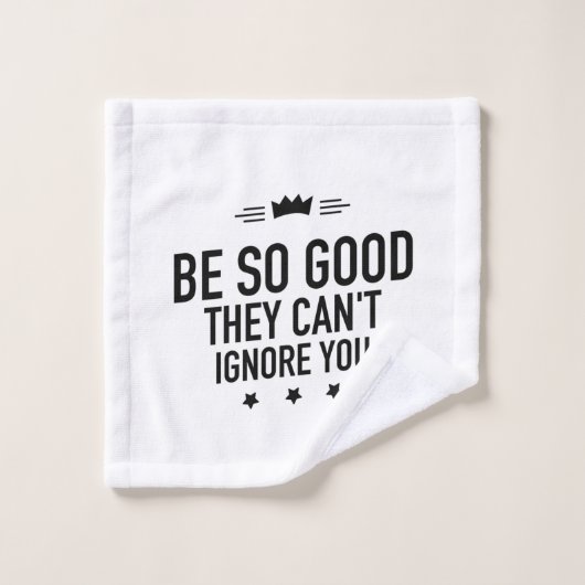 Sei so gut schwarz waschlappen (Waschlappen)