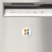 Sei sowohl menschlich als auch freundlich - Vintag Magnet (In Situ (Geschirrspüler))