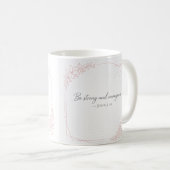 Sei stark Becher Kaffeetasse (VorderseiteRechts)