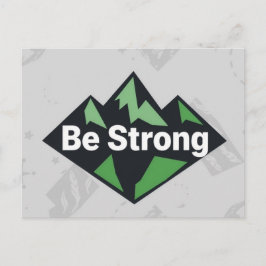 Sei Stark Geometrisch Feiertagspostkarte