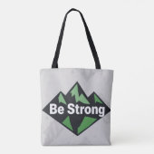 Sei Stark Geometrisch Tasche (Rückseite)