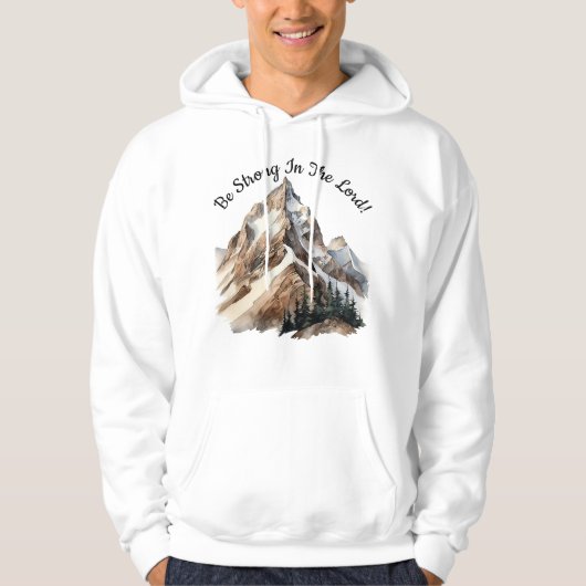 Sei stark im Herrn! Hoodie (Vorderseite)