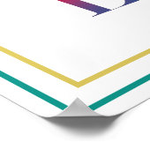 Sei Stark Im Herrn Moderne Typografie Kunst Poster (Ecke)