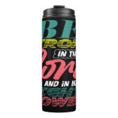 Sei stark: Im Power des Herrn Thermosbecher (Vorderseite)