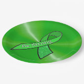 "Sei stark" Lyme Disease Awareness Party Teller (Schrägansicht)