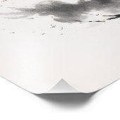 Sei stark, ruhig und wildes Drache Fotodruck (Ecke)