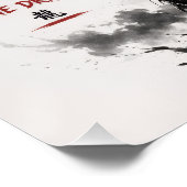 Sei stark, ruhig und wildes Drache Poster (Ecke)