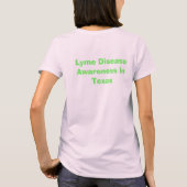 "Sei stark" Texas Lyme Disease Awareness Shirt (Rückseite)