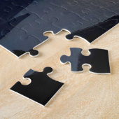 Sei stark und mutig Joshua 1:9 Lake Sunset Puzzle (Seite)