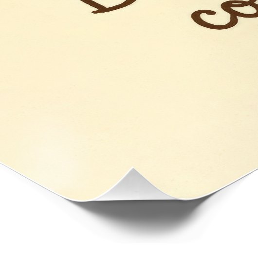 Sei stark und mutig - Joshua 1:9 Poster (Ecke)