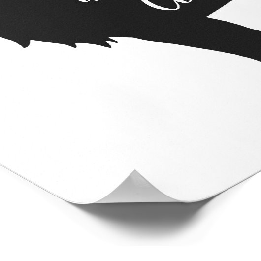 Sei stark und mutig Lion Poster (Ecke)