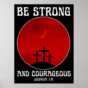 Sei stark und mutig poster