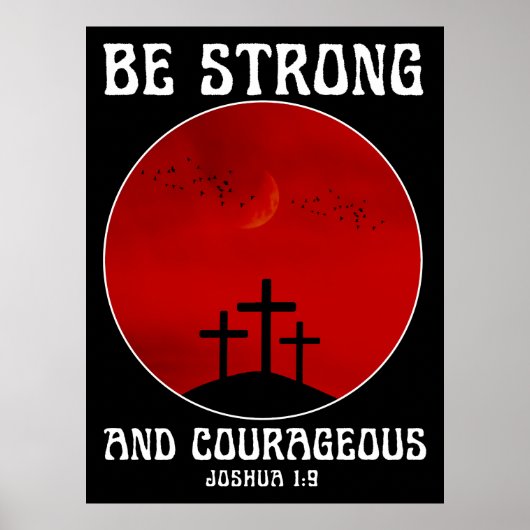 Sei stark und mutig poster (Vorne)