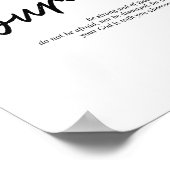 Sei stark und von gutem Mut... -Joshua 1:9 Poster (Ecke)