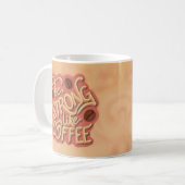 Sei stark wie Kaffee | motivierend Angebot Kaffeetasse (Vorderseite Links)