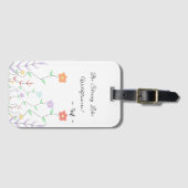 Sei stark wie Wildblumen | Niedlicher Gepäckanhäng Gepäckanhänger (Vorderseite (Horizontal))