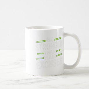 Sei stärker als deine Ausreden Fitnessstudio Gewic Kaffeetasse