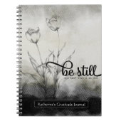Sei still Bible Verse Journal Notizblock (Vorderseite)