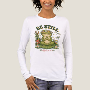 Sei Still Christlicher Glaube Damen T-Shirt Tri-Blend Shirt