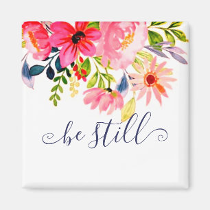 Sei still floral magnet