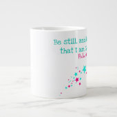 Sei still - Jumbo-Tasse (Vorderseite)