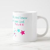 Sei still - Jumbo-Tasse (Rechts)