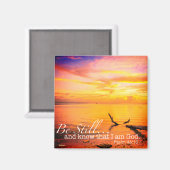 Sei still Magnet (Vorderseite/Rückseite)