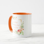 Sei still Mug Tasse (Vorderseite Links)