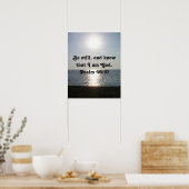 Sei still... poster (Küche)