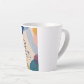SEI STILL | Psalm 46:10 Christlich Milchtasse (Rechte Ecke)