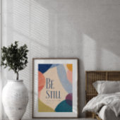 SEI STILL | Psalm 46:10 Christlich Poster