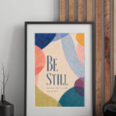 SEI STILL | Psalm 46:10 Christlich Poster