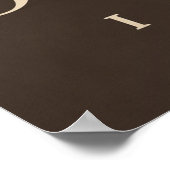 SEI STILL | Psalm 46,10 Christliche Wandkunst Poster (Ecke)