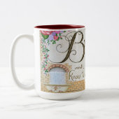 Sei still, Psalm 46:10 - Kaffeetasse (Links)