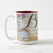 Sei still, Psalm 46:10 - Kaffeetasse (Links)