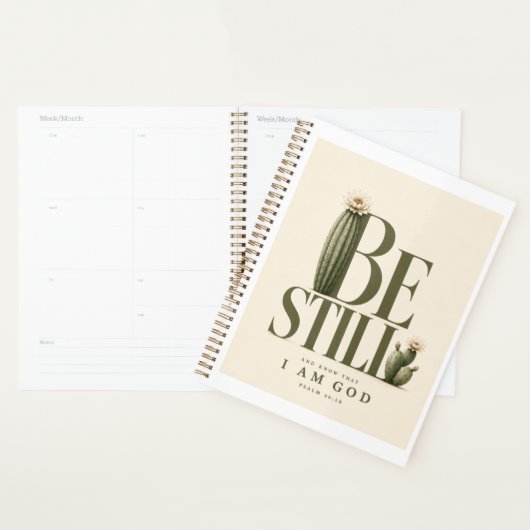 SEI STILL | Psalm 46:10 Planer | Creme (Anzeige)