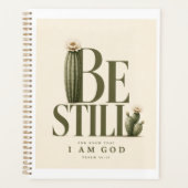 SEI STILL | Psalm 46:10 Planer | Creme (Vorderseite)