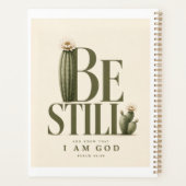 SEI STILL | Psalm 46:10 Planer | Creme (Rückseite)