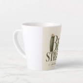 SEI STILL | Psalm 46:10 | Warm Cream Milchtasse (Linke Ecke)