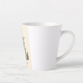 SEI STILL | Psalm 46:10 | Warm Cream Milchtasse (Rechts)