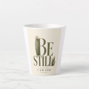 SEI STILL Psalm 46:10 Warm Cream Milchtasse