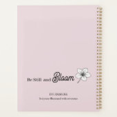 Sei still und blühe Faith Blumenplaner Planer (Rückseite)