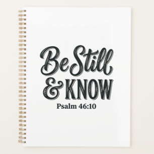Sei Still Und Erkenne Psalm 46_10 Christliches T-S Planer