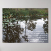 "Sei still und weiß, dass ich Gott bin. Poster (Vorne)