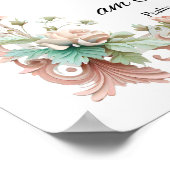 Sei still und weiß, dass ich Gott bin, Psalm 46:10 Poster (Ecke)